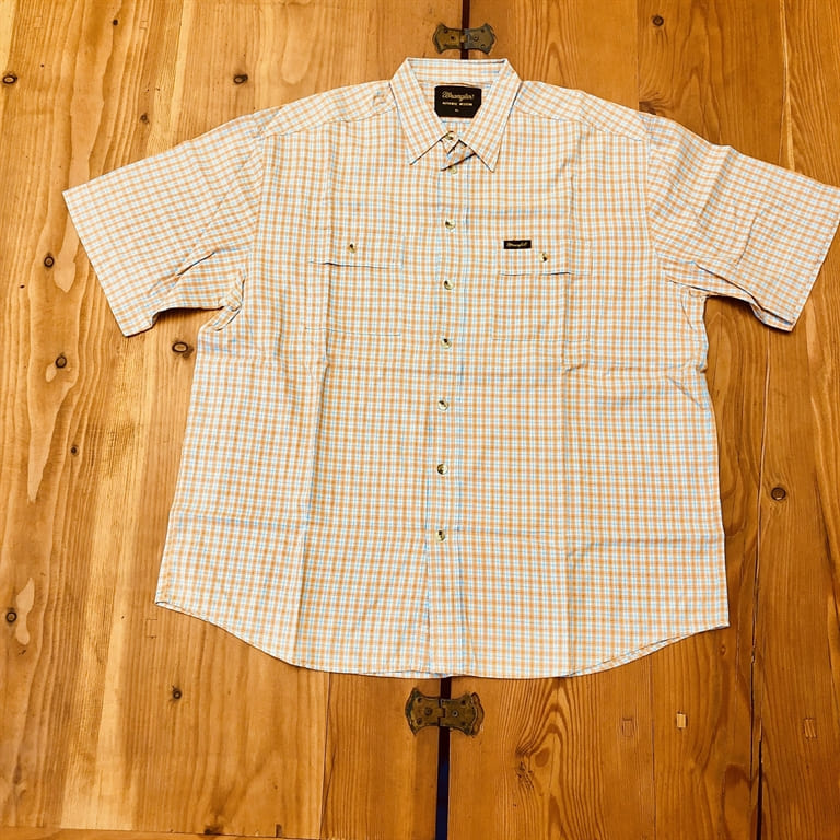 CAMICIA UOMO WRANGLER QUADRATINI TG XL 